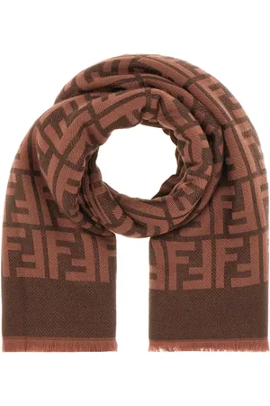 Fendi Logo-jacquard scarf