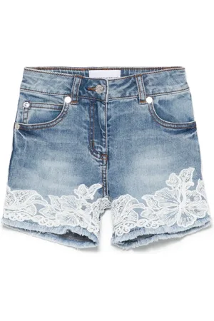 ERMANNO SCERVINO Floral-lace shorts