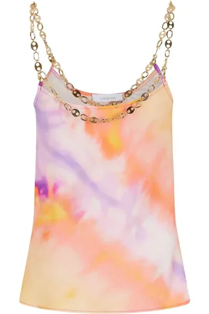 Paco rabanne Printed satin top