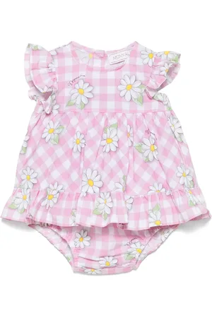 MONNALISA Gingham-pattern dress