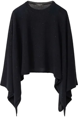 Fabiana Filippi Lurex-detail cape