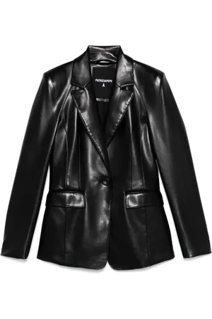 Patrizia Pepe Faux-leather blazer