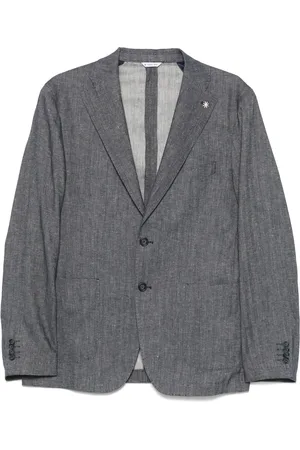 Manuel Ritz Brooch-detail blazer