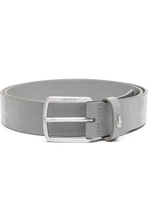 Lacoste Monogram leather belt