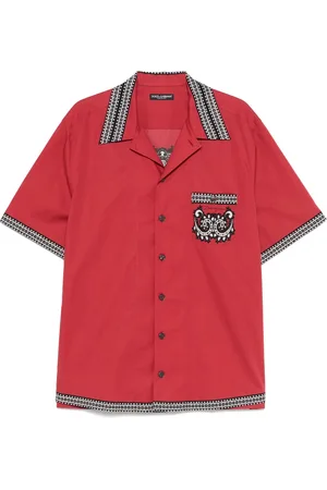 Dolce & Gabbana Bandana-print poplin shirt