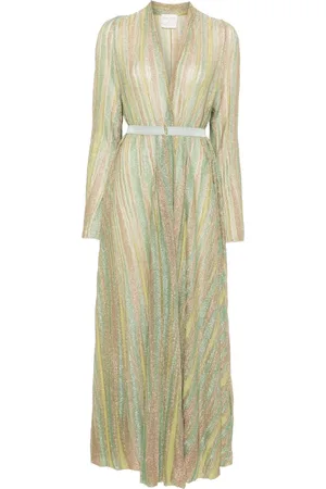 FORTE FORTE Lurex midi dress