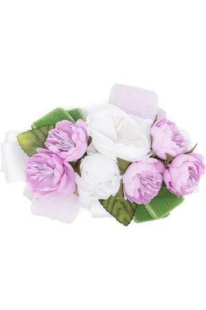 COLORICHIARI Floral-appliqué hair clip