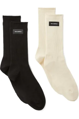Karl Lagerfeld K/Essential logo socks (pack of two)