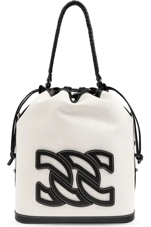 Casadei Cotton-canvas bucket bag