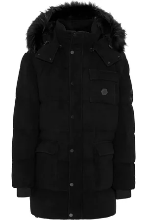 Philipp Plein Faux-fur hooded jacket