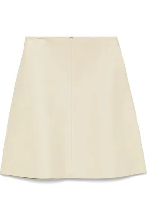 Totême Leather mini skirt