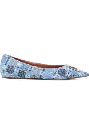 Amina Muaddi Camelia ballet flats