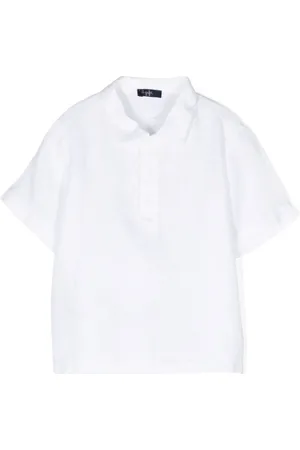 Il gufo Logo-tag polo shirt