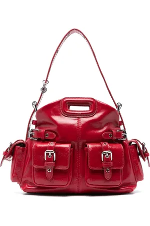 Maje Eyelet-detail cross body bag