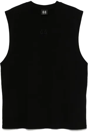 44 Label Group Logo-embroidered vest