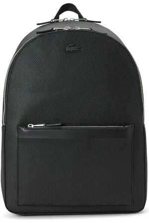 Lacoste Chantaco logo-embossed leather backpack