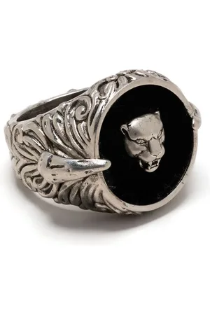 Roberto Cavalli Panther head ring