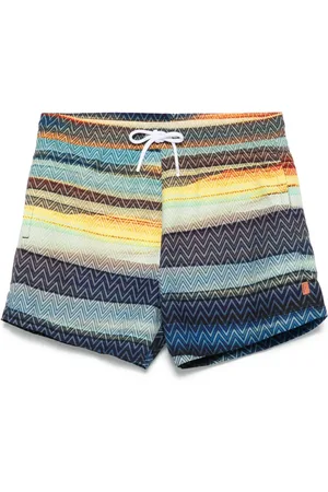 Missoni Zigzag-print swim shorts