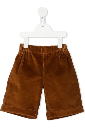 LA STUPENDERIA Corduroy knee-length shorts