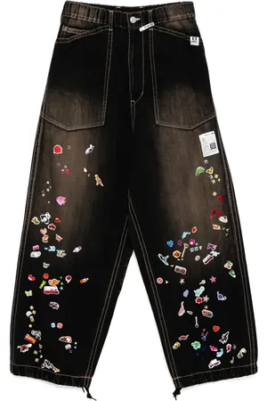 Maison Mihara Yasuhiro Graphic-print jeans