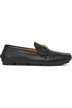 VERSACE Greca driver shoes