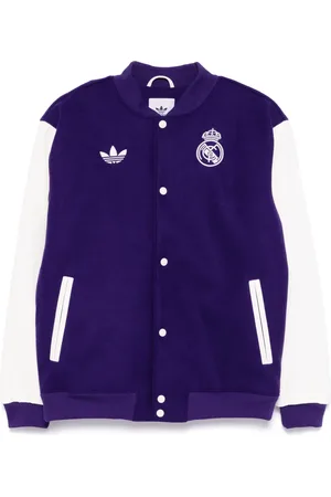 adidas Trefoil-embroidered bomber jacket