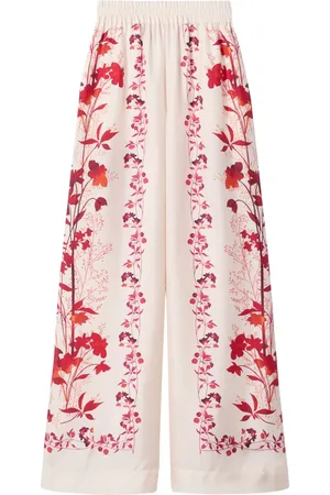 La DoubleJ Floral-print palazzo pants