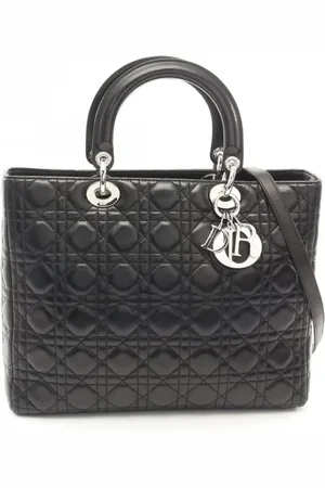 Dior 2010s large Lady Dior handbag