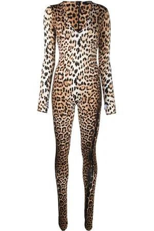 Roberto Cavalli Leopard-print jumpsuit