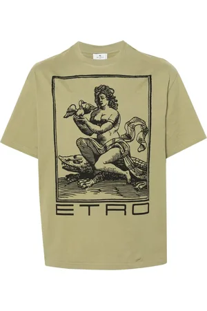 Etro Graphic-print cotton T-shirt
