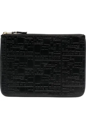 Comme des Garçons Embossed-logo pouch