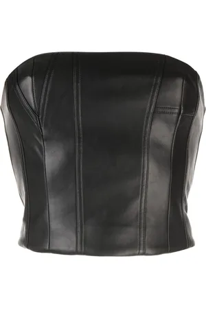 AMIRI Strapless zip-up top
