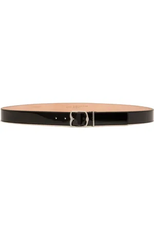 Bally Logo-buckle leather belt