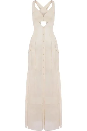 Alberta Ferretti Bralette maxi dress
