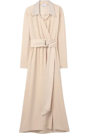 ST. JOHN Wrap maxi dress