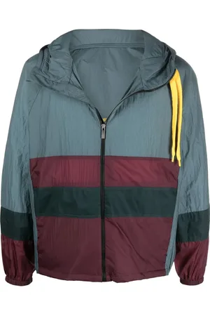 CRAIG GREEN Panelled hooded lightweight jacket