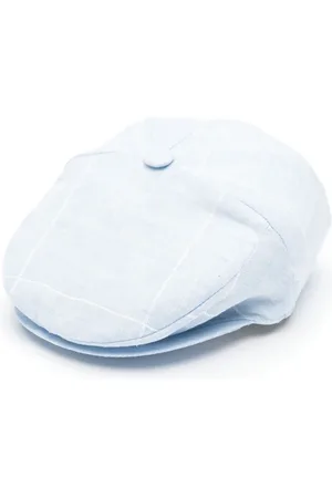 COLORICHIARI Linen baker boy cap