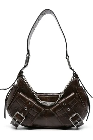 BIASIA Y2K leather shoulder bag
