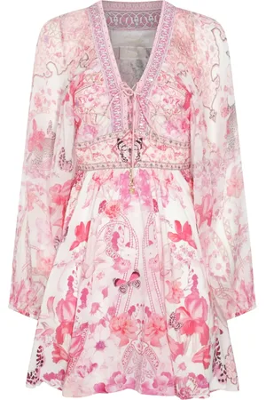 Camilla Lace-up mini dress