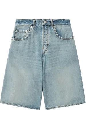 haikure Wide-leg denim shorts