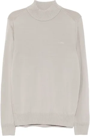 HUGO BOSS Logo-embroidered jumper