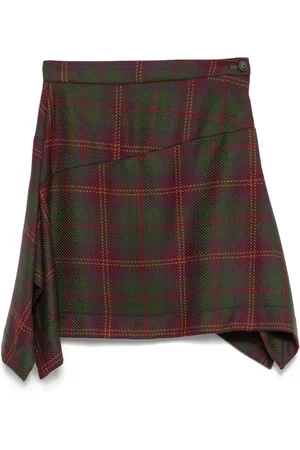 Vivienne Westwood 2014-2015 checked mini skirt