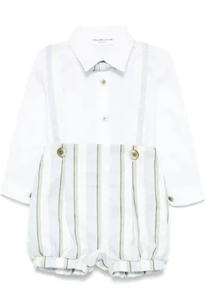 COLORICHIARI Striped shirt and shorts set