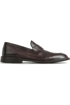 Green george Leather loafers