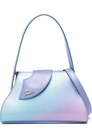 GCDS Small Comma holographic tote bag