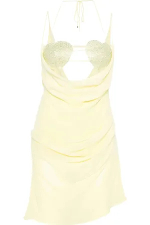 BLUMARINE Built-in bra georgette mini dress