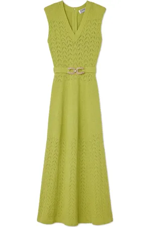 ST. JOHN Re-Edition Chevron dress