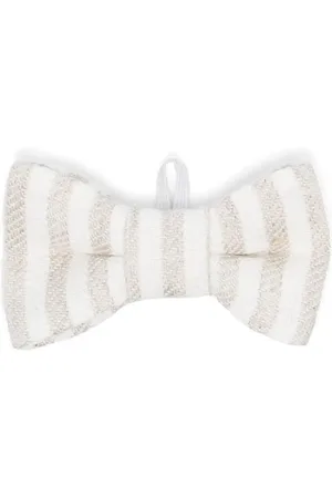 Il gufo Striped bow tie