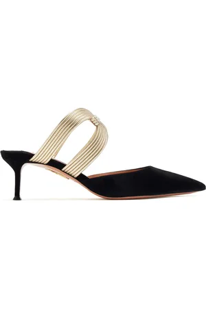 Aquazzura 50mm suede pumps