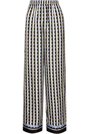 Oscar de la Renta Geometric pattern trousers